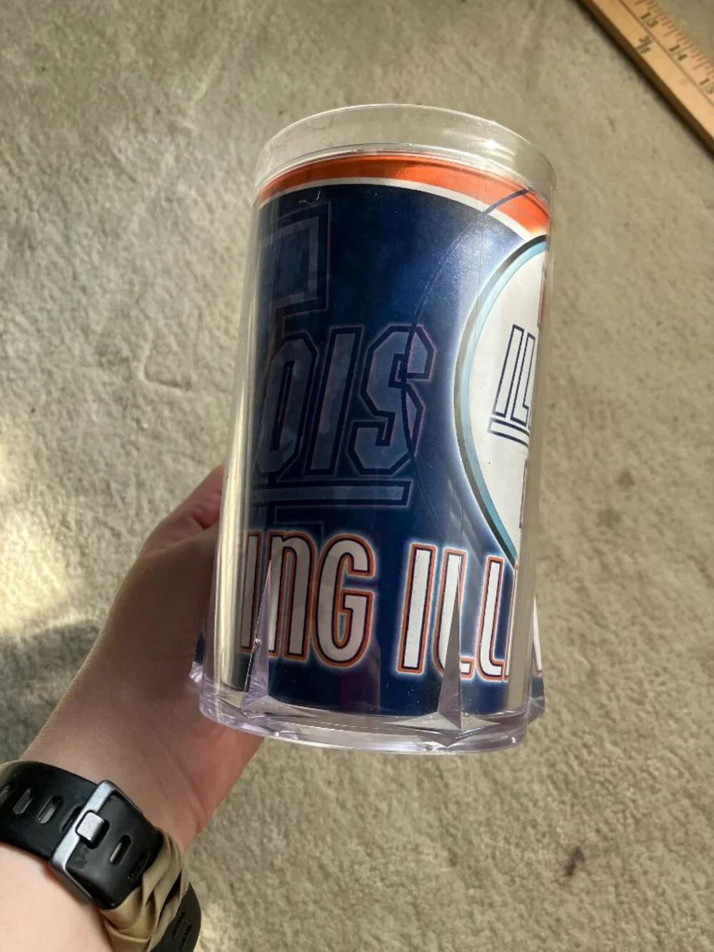 University of Illinois Plastic Mug